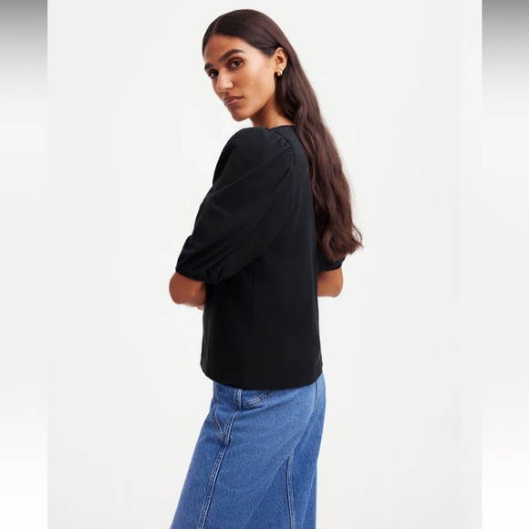 NWT MADEWELL Puff Sleeve Cotton Tee XS - Picture 6 of 9